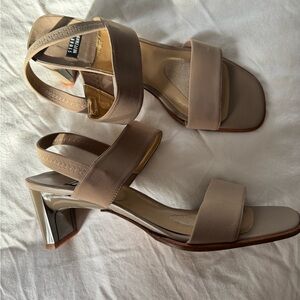 Stuart Weitzman Women's Beige Sandals